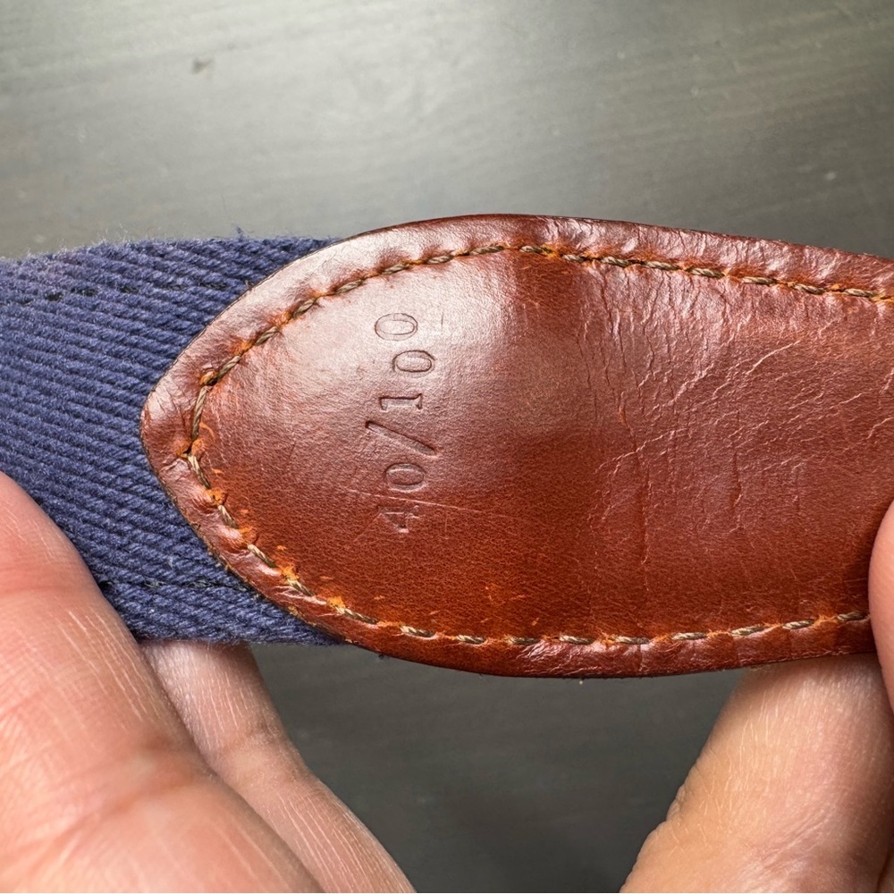 Yri Embroidered Navy Code Flags Custom Ribbon Bel… - image 4